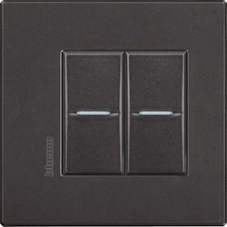 BTicino, Axolute Eteris, Цвет: Антрацит