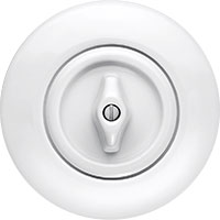 Berker 1930, Цвет: Полярная белизна, фарфор