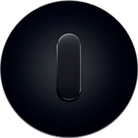 Berker R.Classic, Рамка: черный. Вставка: черный. пластик