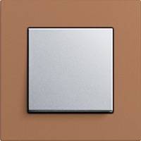 GIRA, Esprit, Цвет: Светло-Коричневый Linoleum-Multiplex / Алюминий