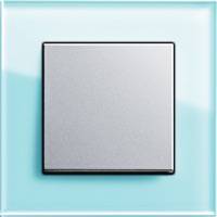 GIRA, Esprit, Цвет: Салатовое стекло / Алюминий