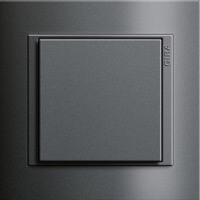 Gira Event. Цвет рамки: Антрацит; Цвет вставки и клавиши: Антрацит