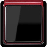 JUNG, CD plus, Цвет: Черный / Красный металлик