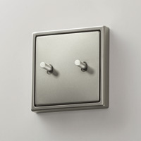 JUNG, LS 1912, тумблер в форме цилиндра, Цвет: Нержавеющая сталь