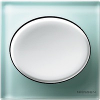 Niessen ABB, Tacto, Цвет: Стекло Лазурь / Белый