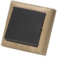 Simon 73 Loft, Цвет: Дуб натуральный Plump / Графитовая клавиша