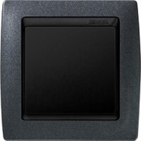 Simon 82, Цвет: Серый гранит / Вставка - графит