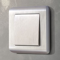 Выключатель одноклавишный Werkel Stream, цвет: перламутровый