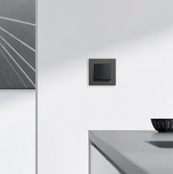 ABB, Carat, Цвет: Фарфор-антрацит/Антрацит