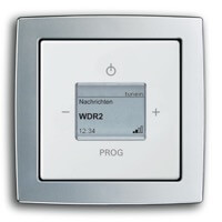 Радио ABB, Solo, Цвет: Матовый хром / Альпийский белый