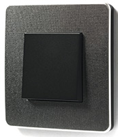 Schneider Electric, Unica Studio Metal, Цвет: Хром/Антрацит