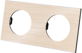 Рамка
Байкал,  2 поста,   цвет - шампань шлифованный алюминий,  вертикальная,  горизонтальная,  металл,  SQ1819-0561,  TDM
 - PULSAL.RU