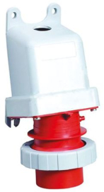 Вилка для монтажа на поверхность 332BS6W, 32A, 3P+E, IP67, 6ч
с заземлением,  одинарная,   цвет - серый, красный,  пластмасса,  332 BS6W,  2CMA167104R1000,  ABB
 - PULSAL.RU