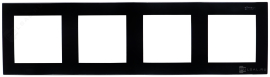 Рамка
Simon 15,  4 поста,   цвет - черный глянец,  вертикальная,  горизонтальная,  пластмасса,  1500640-032,  Simon
 - PULSAL.RU