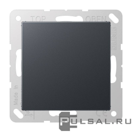 Заглушка
A VIVA,  A creation,  A 550,  A flow,  AS 500,  ECO profi и ECO profi Standart,  ECO profi design (ECO Profi Deco),   цвет - антрацит матовый,  пластмасса,  A594-0ANM,  A 594-0 ANM,  JUNG
 - PULSAL.RU