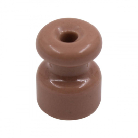 Изолятор для наружного монтажа витого провода (упаковка 10 шт)
Ришелье,  Лизетта,  Лизетта Декор,  Лизетта Эксклюзив,   цвет - капучино,  фарфор / керамика,  R1-551-016-50,  Bironi
 - PULSAL.RU