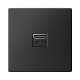 Розетка HDMI
ArtGallery,  ArtGallery Pure,   цвет - базальт,  пластмасса,  GAL001480,  Systeme Electric
 - PULSAL.RU