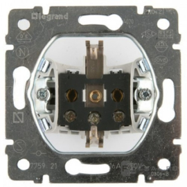 Розетка
Galea Life,  без шторок,  со шторками,  с крышкой,  с заземлением,  одинарная,  винтовые клеммы,  775921,  7 759 21,  Legrand
 - PULSAL.RU