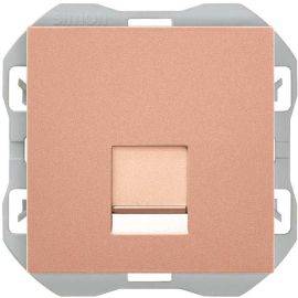 Розетка компьютерная RJ45 Cat.6 (UTP)
Simon 270,  одинарная,   цвет - медь матовая,  пластмасса,  20000187-091,  Simon
 - PULSAL.RU