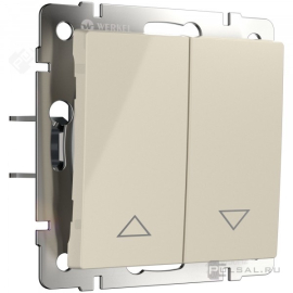 Выключатель для жалюзи
Alumax,  Split,  Slab,  Senso,  Baguette,  Acrylic,  Platinum,  Elite,  Snabb,  Stream,  Flock,  Stark,  Fiore,  Favorit,  Diamant,  Aluminium,  Antik,  Metallic,  без фиксации,  без подсветки,   цвет - слоновая кость,  пластмасса,  W1124503,  a051474,  Werkel
 - PULSAL.RU