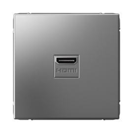 Розетка HDMI
ArtGallery,  ArtGallery Pure,   цвет - сталь,  пластмасса,  GAL000980,  Systeme Electric
 - PULSAL.RU