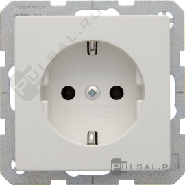 Розетка
Q.1,  Q.3,  Q.7,  без шторок,  с заземлением,  одинарная,  безвинтовые клеммы,   цвет - белый бархат,  пластмасса,  47436089,  4743 60 89,  Berker
 - PULSAL.RU