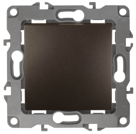 Выключатель
Эра 12,  одноклавишный,  без подсветки,   цвет - бронза,  пластмасса,  Б0019277,  12-1101-13,  ЭРА
 - PULSAL.RU