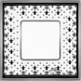 Рамка
Vintage Porcelain,  1 пост,   цвет - золото блестящее (bright gold), черная лилия,  вертикальная,  горизонтальная,  металл,  фарфор / керамика,  FD01341NEOB,  FEDE
 - PULSAL.RU