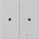 Накладка 2-х клавишная для диммера и выключателя System 3000
E2,   цвет - серый матовый,  пластмасса,  5362015,  5362 015,  Gira
 - PULSAL.RU