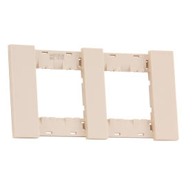 Рамка
Soft Touch,  2 поста,   цвет - песочный матовый,  горизонтальная,  пластмасса,  AA4802M2AM,  MEITON
 - PULSAL.RU