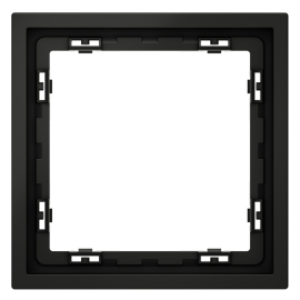 Рамкa
S70,  1 пост,   цвет - черный матовый,  вертикальная,  горизонтальная,  пластмасса,  VLS100108,  Voltum
 - PULSAL.RU