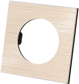 Рамка
Байкал,  1 пост,   цвет - шампань шлифованный алюминий,  вертикальная,  горизонтальная,  металл,  SQ1819-0560,  TDM
 - PULSAL.RU