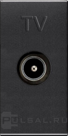 Розетка одиночная
Zenit,  телевизионная (TV),  одинарная,   цвет - антрацит,  пластмасса,  N2150.7 AN,  2CLA215070N1801,  ABB
 - PULSAL.RU