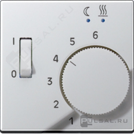 Накладка
A creation,  A 550,  A flow,  ECO profi и ECO profi Standart,  ECO profi design (ECO Profi Deco),  поворотный,  датчик t° пола (внешний),  без таймера,   цвет - алюминий,  пластмасса,  AFTR231PLAL,  A FTR 231 PL AL,  JUNG
 - PULSAL.RU