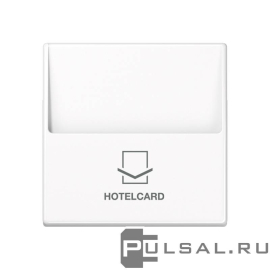 Накладка карточного выключателя
A VIVA,  A creation,  A 550,  A flow,  AS 500,  без подсветки,   цвет - белый,  пластмасса,  A590CARDWW,  A 590 CARD WW,  JUNG
 - PULSAL.RU