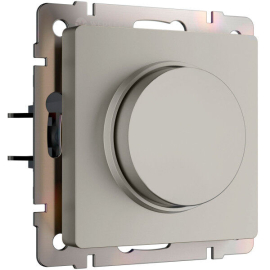 Светорегулятор (диммер) 600 Вт/ВА, для LED 200 Вт/ВА
Elite,  Platinum,  Acrylic,  Baguette,  Senso,  Slab,  Split,  Alumax,  Favorit,  Aluminium,  Antik,  Metallic,  поворотно-нажимной,  лампы накаливания и галогенные 220В (R),  лампы с электронным (емкостным) трансформ.(C),  диммируемые лампы LED 220В (LEDi тип C),   цвет - дымчатый,  пластмасса,  W1242004,  a069461,  Werkel
 - PULSAL.RU