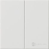 Накладка 2-х клавишная для диммера и выключателя System 3000
Studio,  Standard 55,  E2,  E3,   цвет - белый глянцевый,  пластмасса,  536203,  5362 03,  Gira
 - PULSAL.RU