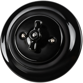 Переключатель
Болонь,   цвет - черный,  фарфор / керамика,  SQ1820-0213,  TDM
 - PULSAL.RU