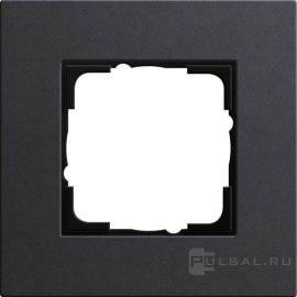 Рамка
Esprit,  1 пост,   цвет - антрацит,  вертикальная,  горизонтальная,  линолеум/мультиплекс,  0211226,  0211 226,  Gira
 - PULSAL.RU