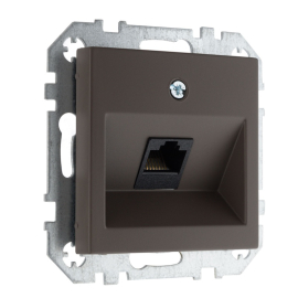 Розетка компьютерная RJ45 Cat.6 (UTP)
Epsilon,  Retro Liregus,  одинарная,   цвет - коричневый матовый,  пластмасса,  IKL-001-01.R/ON31,  LIREGUS
 - PULSAL.RU
