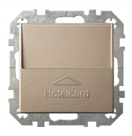 Выключатель карточный
Epsilon,  Retro Liregus,  с подсветкой,   цвет - шампань,  пластмасса,  IVKJ2.10-204-01.E/Ch,  28-3062,  LIREGUS
 - PULSAL.RU