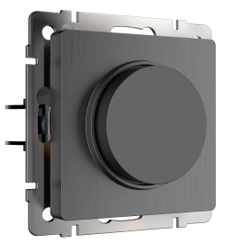 Светорегулятор (диммер) 600 Вт/ВА, для LED 200 Вт/ВА
Alumax,  Split,  Slab,  Senso,  Baguette,  Acrylic,  Platinum,  Elite,  Snabb,  Stream,  Flock,  Stark,  Fiore,  Favorit,  Diamant,  Aluminium,  Antik,  Metallic,  поворотно-нажимной,  лампы накаливания и галогенные 220В (R),  лампы с электронным (емкостным) трансформ.(C),  диммируемые лампы LED 220В (LEDi тип C),   цвет - графит рифленый,  пластмасса,  W1142004,  a069597,  Werkel
 - PULSAL.RU