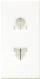 Розетка евро-американского стандарта
Лючки DDSB,  Лючки DFB,  со шторками,  без заземления,  одинарная,  безвинтовые клеммы,   цвет - белый,  пластмасса,  DF63W,  Donel
 - PULSAL.RU