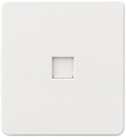 Розетка компьютерная
Miele Round,  одинарная,   цвет - перламутр,  пластмасса,  KR-78-0724-1,  Kranz
 - PULSAL.RU