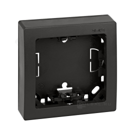 Рамка-корпус накладного монтажа
Simon 73 Loft,  1 пост,   цвет - графит,  горизонтальная,  пластмасса,  73610-62,  Simon
 - PULSAL.RU