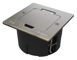 Лючок MultiDesk с монтажной коробкой для стены, фальшпола, стола (без розеток)
MultiDesk,  W45,  для столов и мебели,  напольная,  для полых стен и гипрока,  1 пост,   цвет - латунь античная,  металл,  IP 44,  MDK20102BA,  Systeme Electric
 - PULSAL.RU