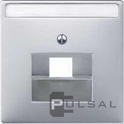 Накладка с полем для надписи (наклонный ввод)
Artec,  одинарная,   цвет - алюминий,  пластмасса,  MTN291860,  MEG291860,  Merten
 - PULSAL.RU