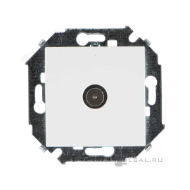 Розетка одиночная
Simon 15,  телевизионная (TV),  одинарная,   цвет - белый глянец,  пластмасса,  1591475-030,  Simon
 - PULSAL.RU