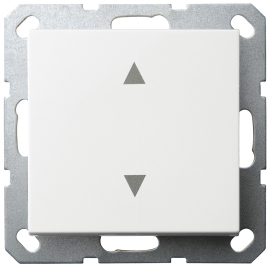 Выключатель для жалюзи одноклавишный
R1,  R2,  R3,  без фиксации,  без подсветки,   цвет - белый глянцевый,  пластмасса,  83018W,  Wedder
 - PULSAL.RU