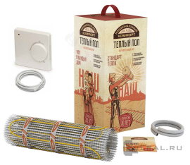 Нагревательный мат с терморегулятором,  Национальный комфорт 2НК,   площадь - 1.5 м.кв.,   мощность - 225 Вт.,  под плитку, под ламинат и паркет,  двужильный,  2228656,  100035778300,  Национальный комфорт - PULSAL.RU Нагревательный мат с терморегулятором,  Национальный комфорт 2НК,   площадь - 1.5 м.кв.,   мощность - 225 Вт.,  под плитку, под ламинат и паркет,  двужильный,  2228656,  100035778300,  Национальный комфорт - PULSAL.RU